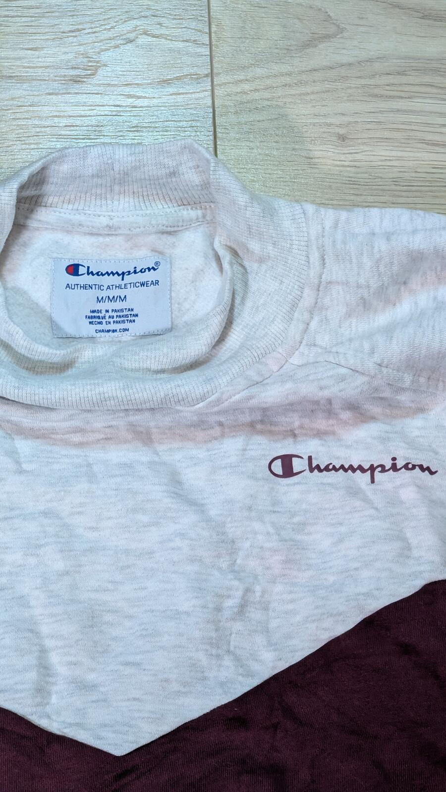 Champion Women's Sweatshirt Jumper - Grey - Size Medium