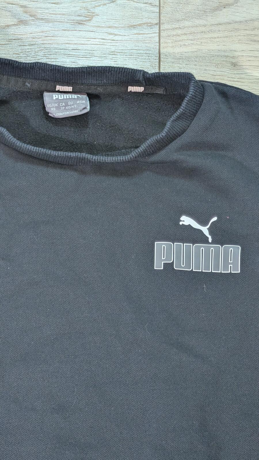 Puma Men's Sweatshirt Jumper - Black - Size XS