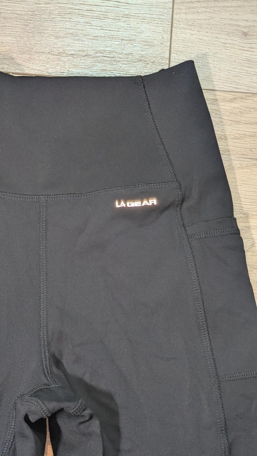 LA Gear Women's Gym Leggings - Black - Size 8