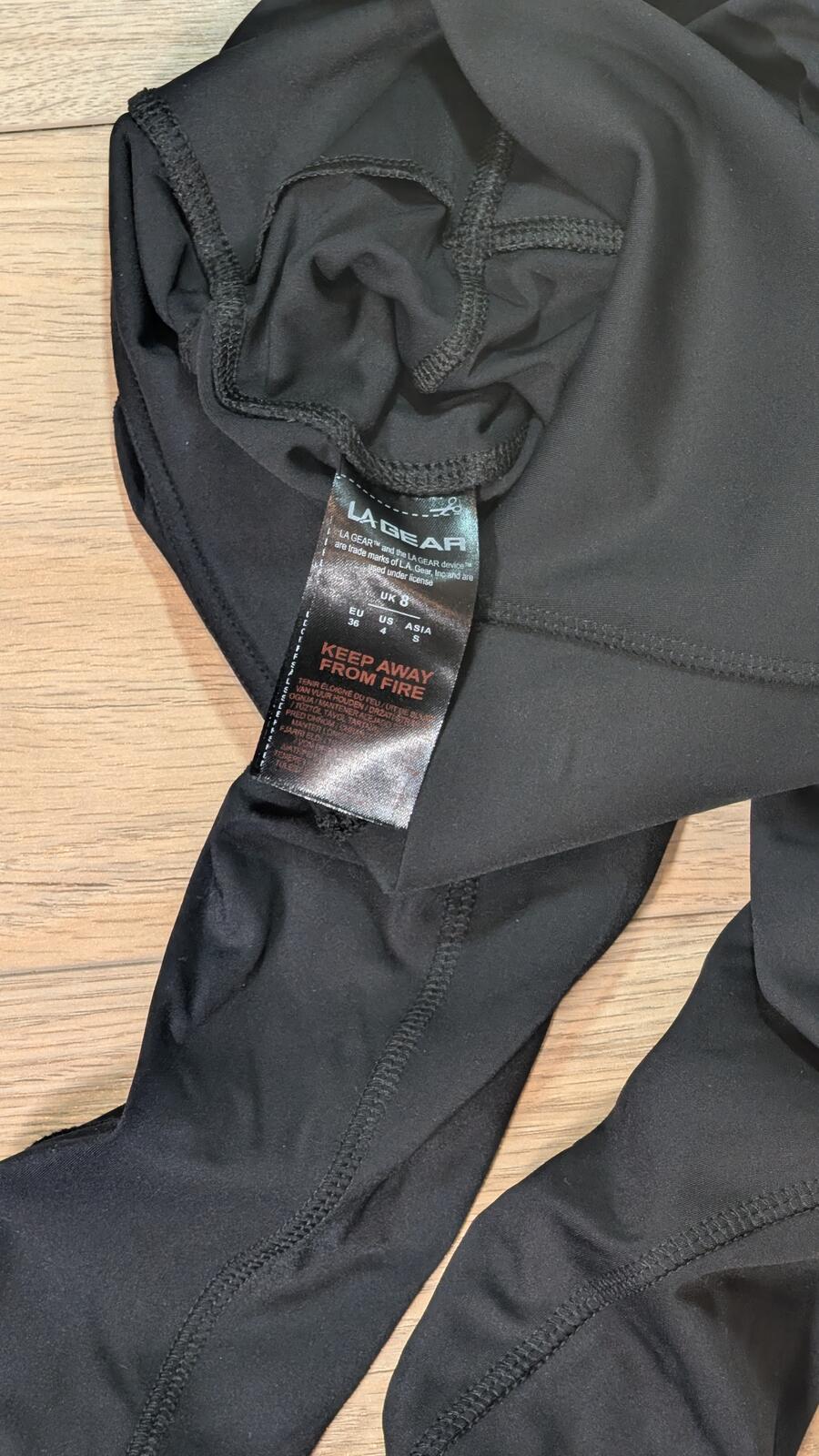 LA Gear Women's Gym Leggings - Black - Size 8