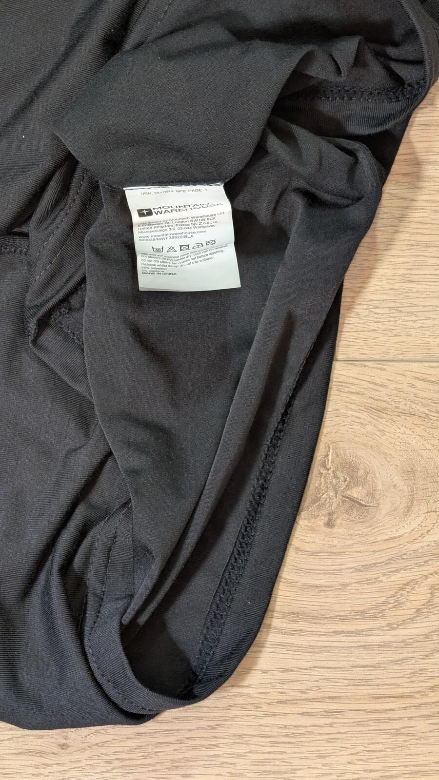 Mountain Warehouse Women's Isocool T Shirt - Black - Size 14