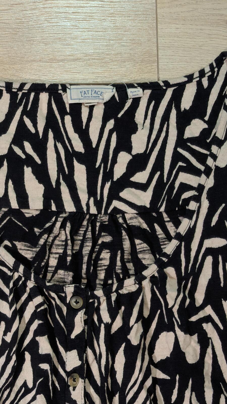 FatFace Women's Shirt - Black - Size 14