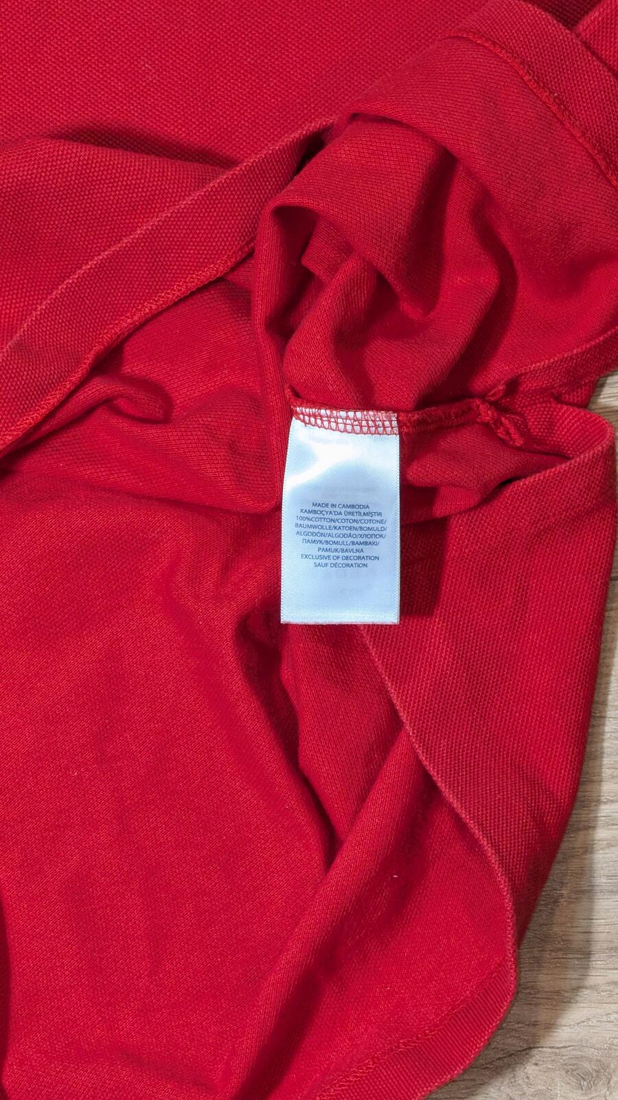 Ralph Lauren Men's Classic Fit Polo T Shirt - Red - Size XL