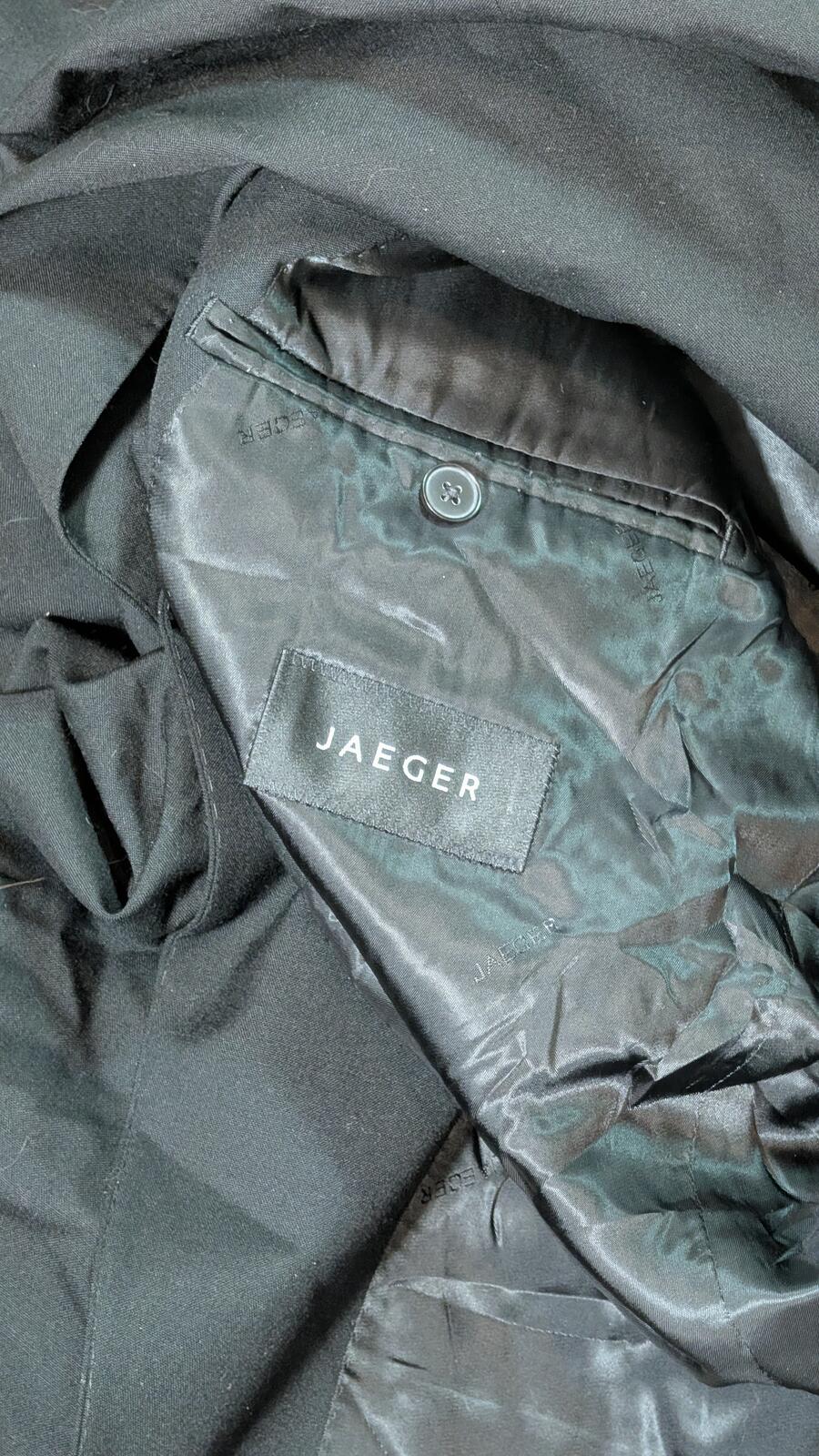 Jaeger Men's Suit Jacket - Black - Size XL