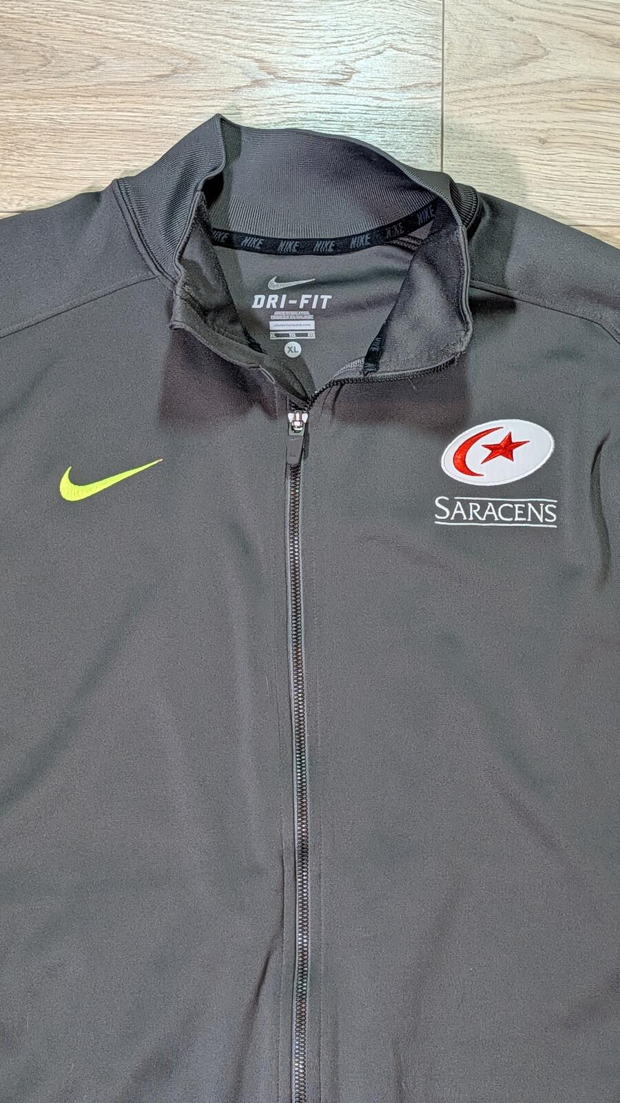 Nike Men's Dri-Fit Saracens Jacket - Grey - Size XL
