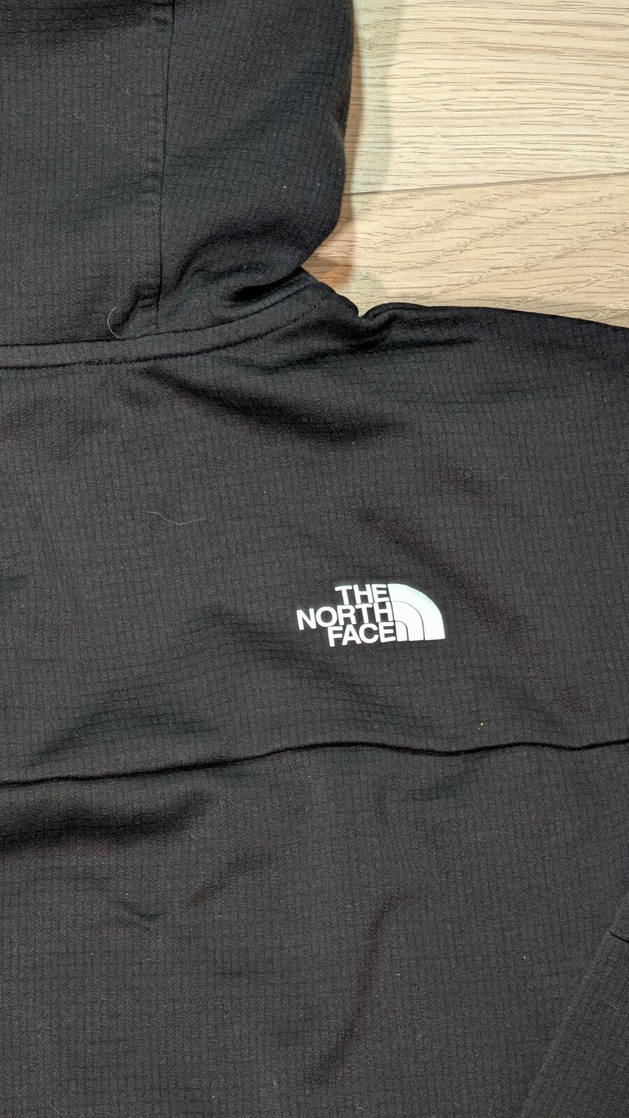 The North Face Men's 1/4 Zip Hoodie Sweatshirt - Black - Size Small