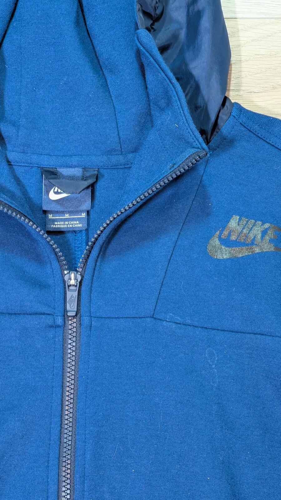 Nike Men's Jacket - Blue - Size Medium
