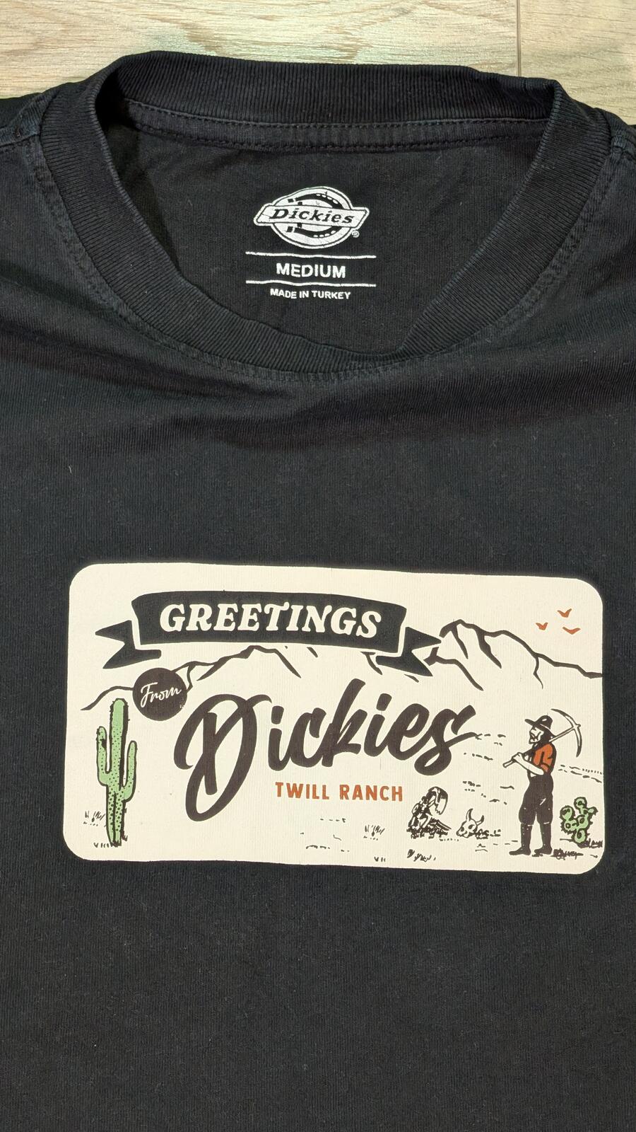 Dickies Men's T Shirt - Black - Size Medium
