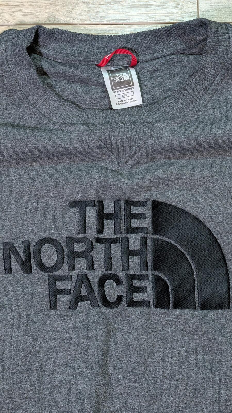 The North Face Men's Sweatshirt Jumper - Grey - Size Large