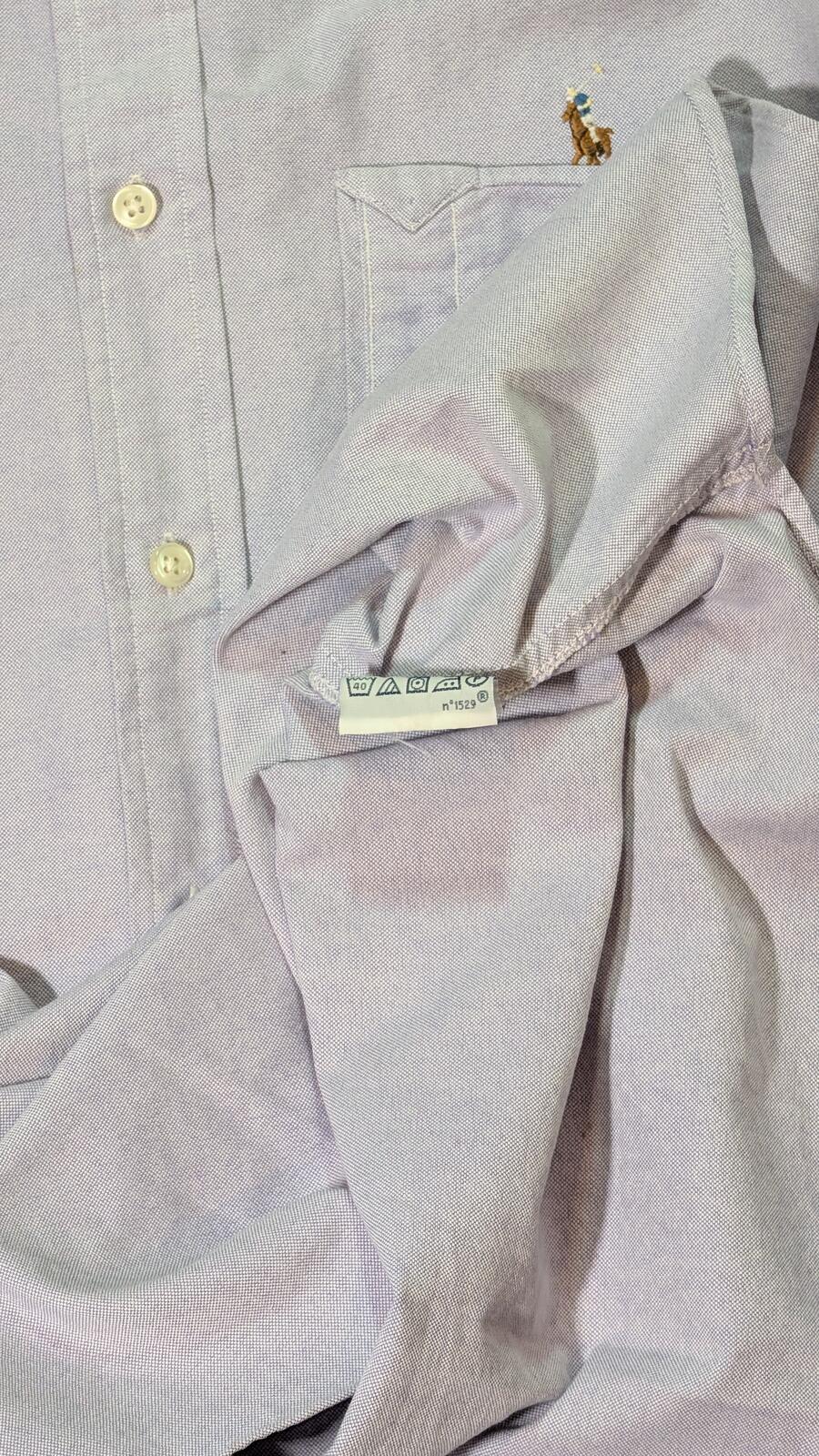 Ralph Lauren Men's Custom Fit Shirt - Purple - Size XL