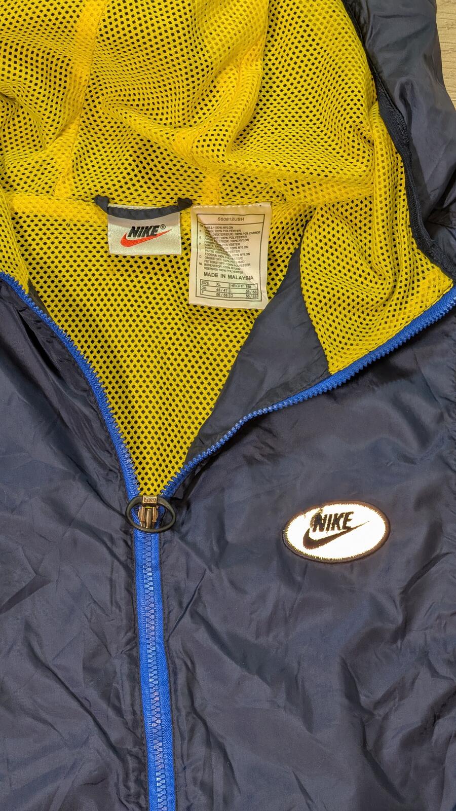 Nike Men's Vintage Jacket - Navy - Size XL