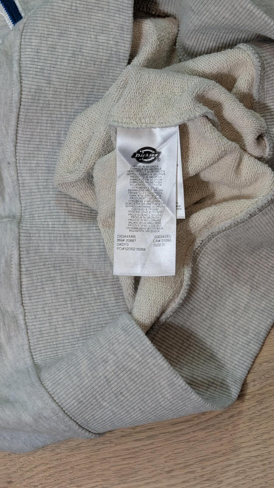 Dickies Men's Sweatshirt Jumper - Grey - Size Small