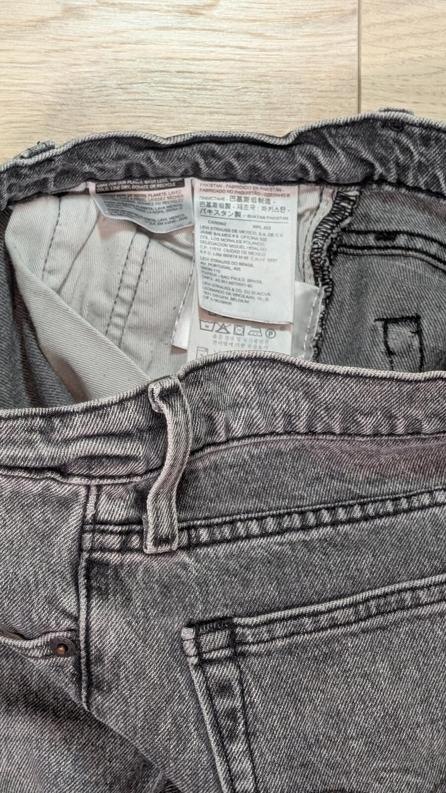 Levi's Men's 510 Skinny Jeans - Grey - Size 29W 32L