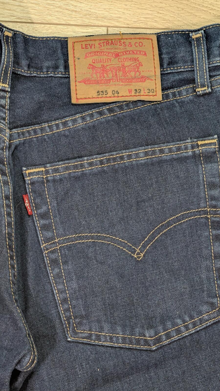 Levi's Men's 535 Slim Jeans - Blue - Size 32W 30L
