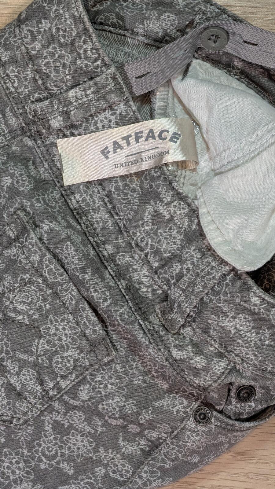 FatFace Girl's Floral Skirt - Grey - Size 4-5 Years