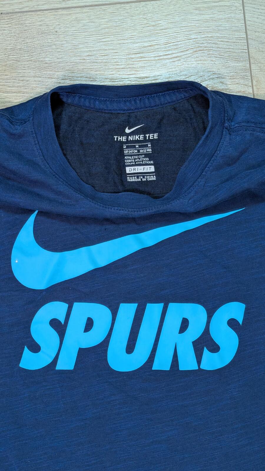 Nike Boy's Dri-Fit Spurs T Shirt - Navy - Size 10-12 Years