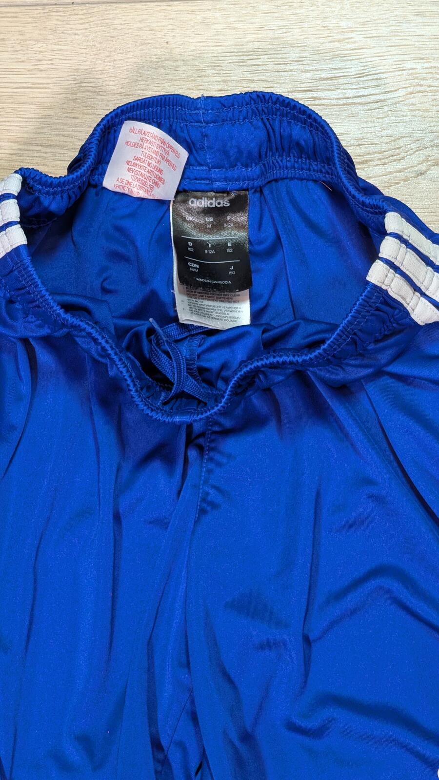 Adidas Boy's Climalite Shorts - Blue - Size 11-12 Years