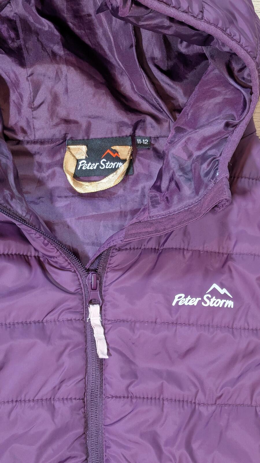 Peter Storm Girl's Gilet Jacket - Purple - Size 11-12 Years