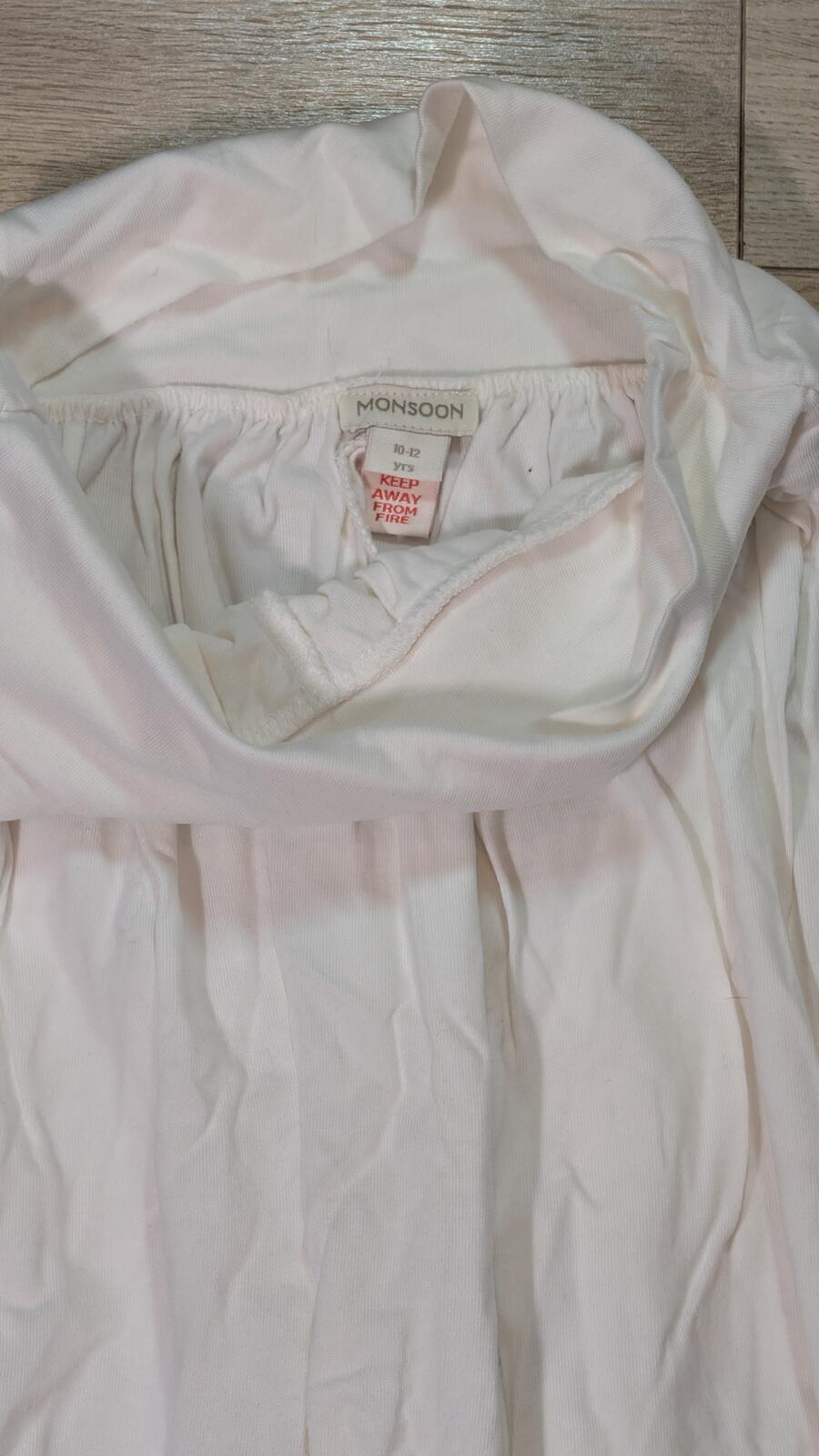 Monsoon Girl's Balloon Leg Trousers - White - Size 10-12 Years