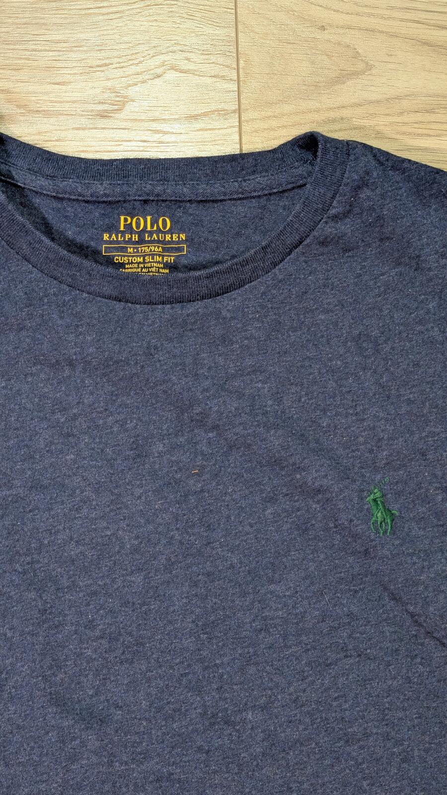 Ralph Lauren Men's Custom Slim Fit T Shirt - Navy - Size Medium