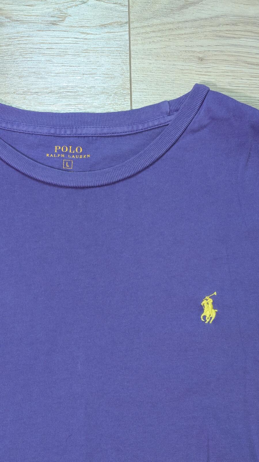 Ralph Lauren Men's T Shirt - Purple - Size Large
