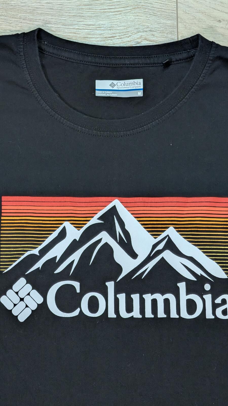 Columbia Men's T Shirt - Black - Size Medium