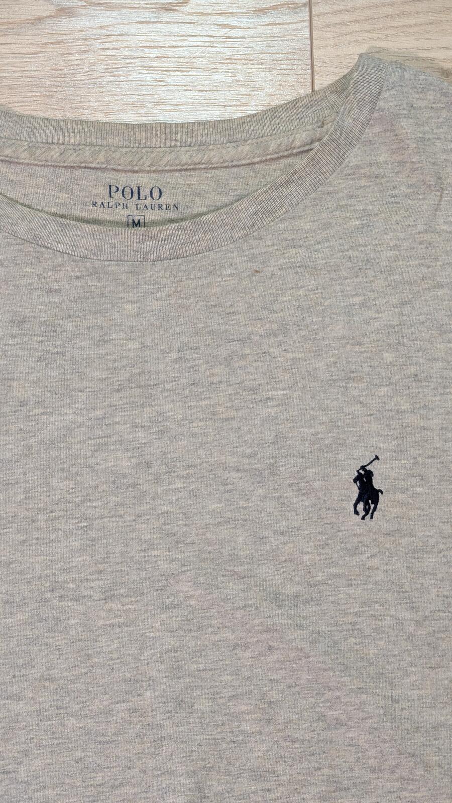 Ralph Lauren Men's T Shirt - Grey - Size Medium