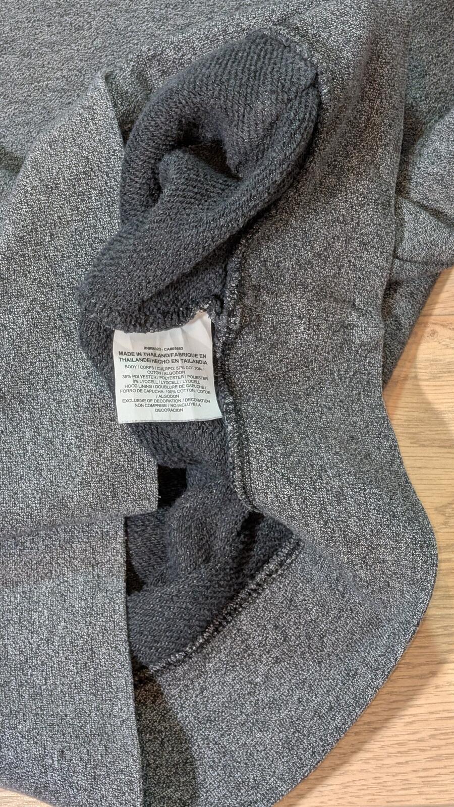 Nike Men's Hoodie Sweatshirt - Grey - Size Small