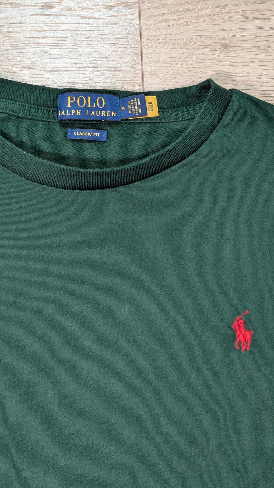 Ralph Lauren Men's Classic Fit T Shirt - Green - Size Medium