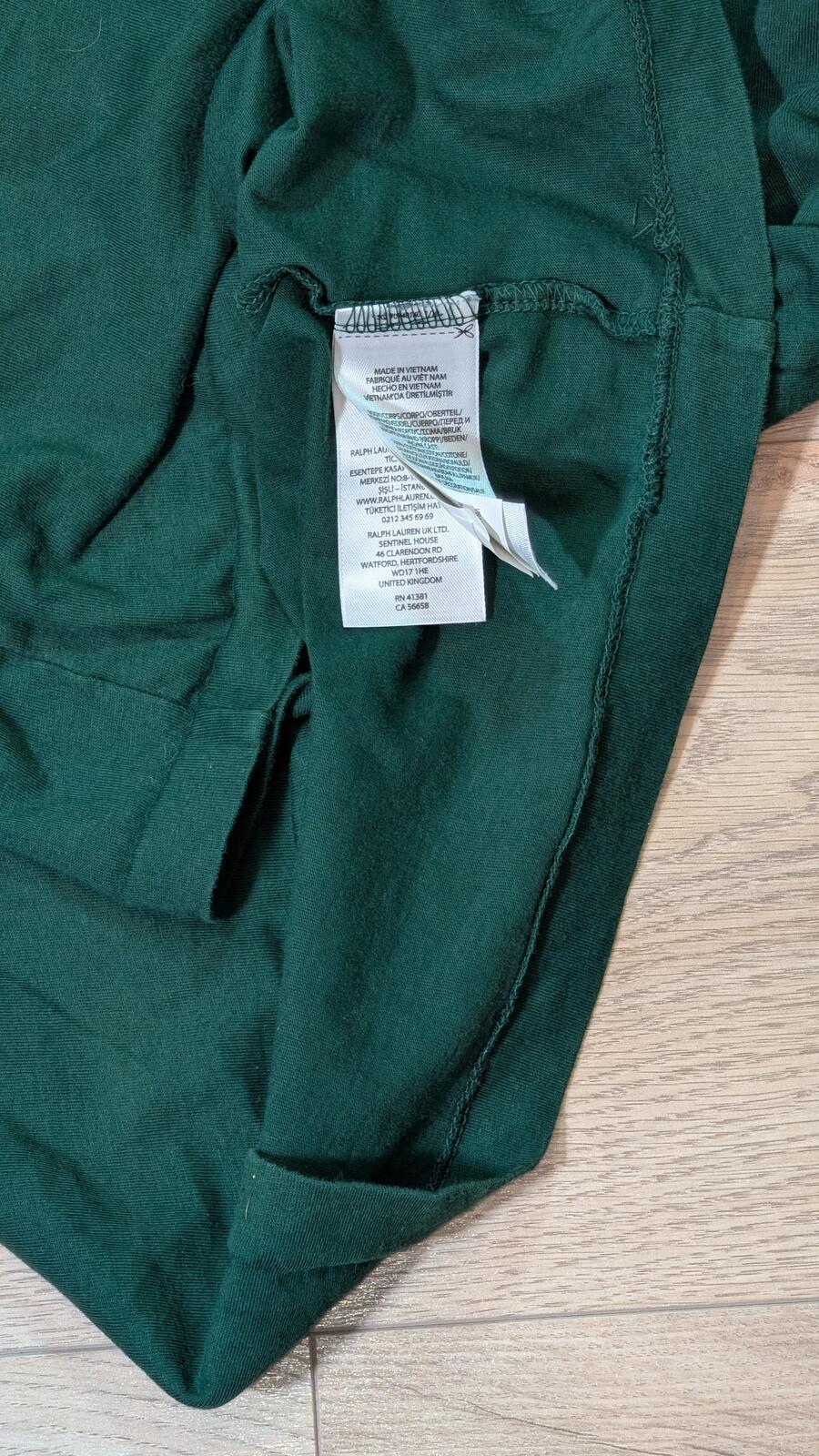 Ralph Lauren Men's Classic Fit T Shirt - Green - Size Medium