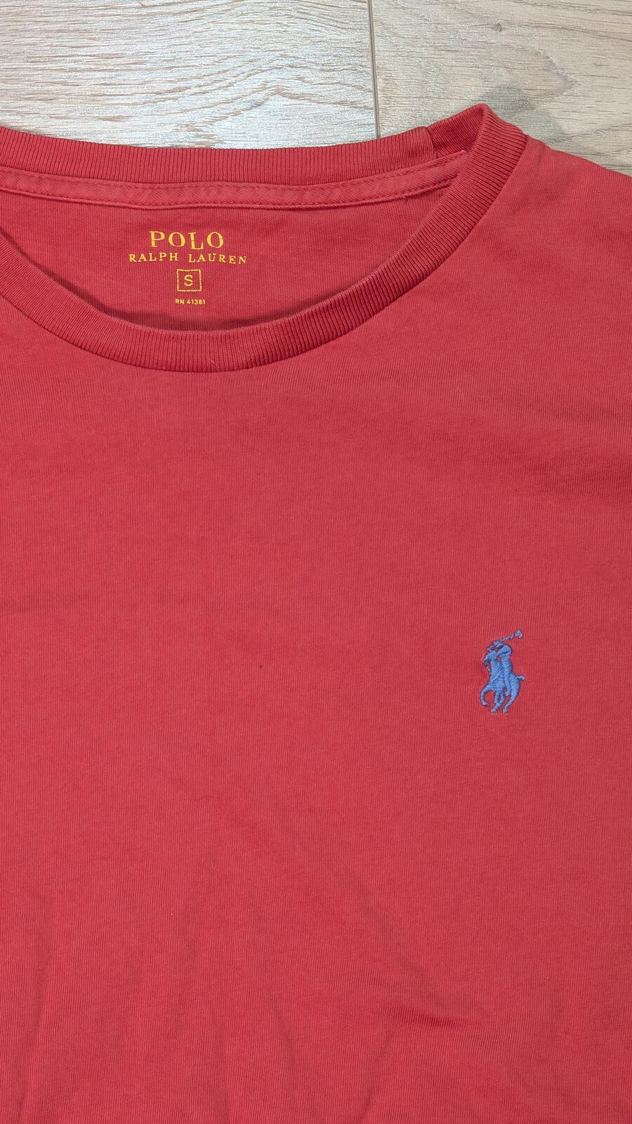 Ralph Lauren Men's T Shirt - Red - Size Small