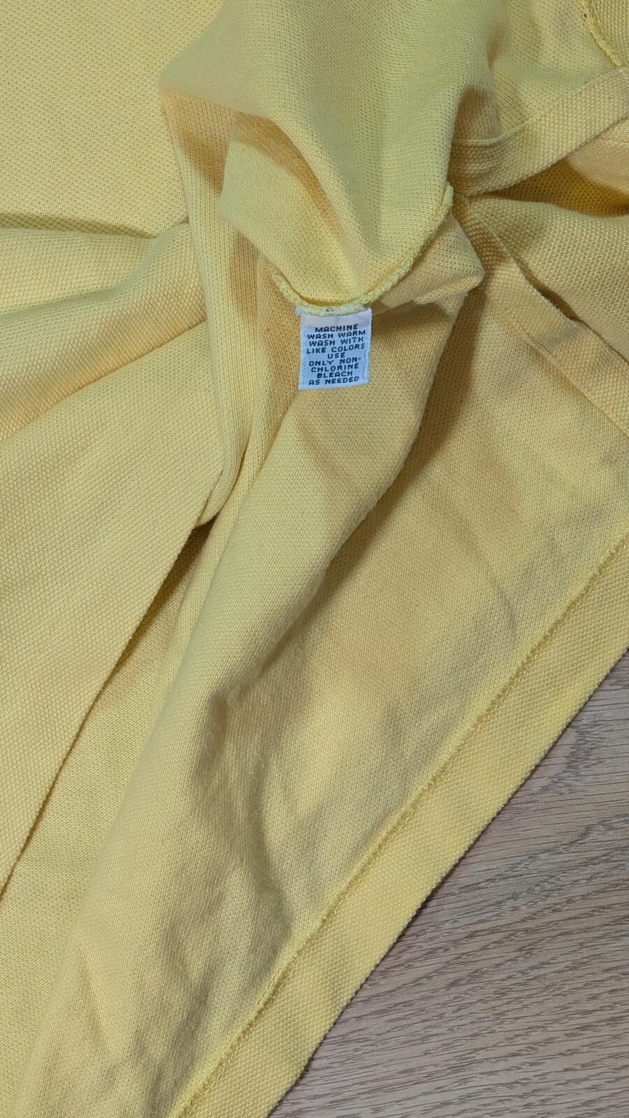 Ralph Lauren Men's Polo T Shirt - Yellow - Size Large