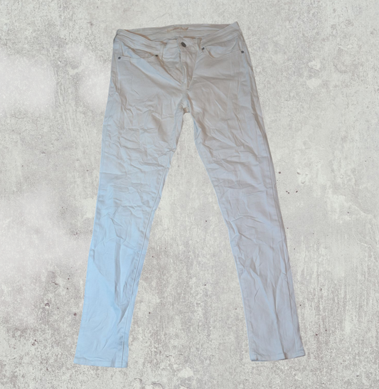 Levi's Women's 711 Skinny Jeans - White - Size 28W 28L