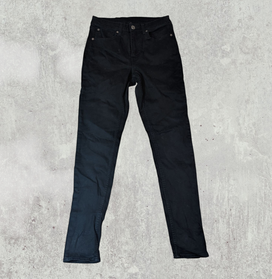 Levi's Women's Skinny Jeans - Black - Size 26W 27L