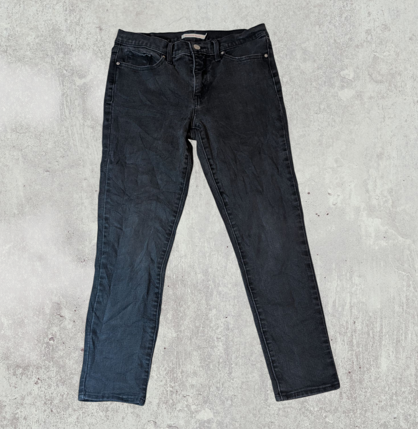 Levi's Women's Shaping Skinny Jeans - Black - Size 29W 24L