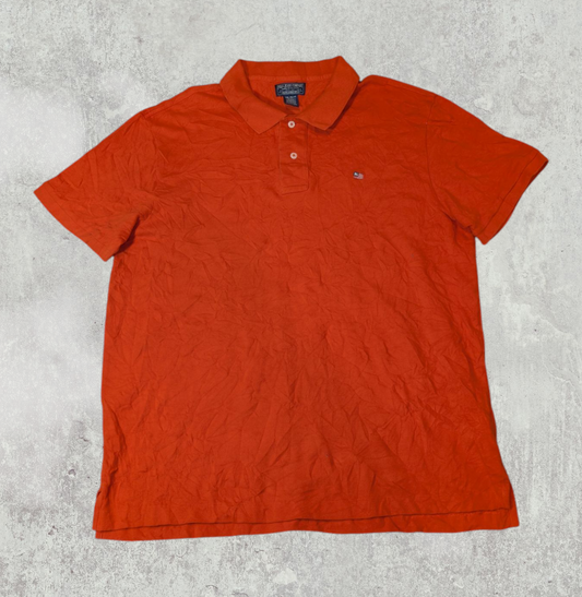 Ralph Lauren Men's Polo Jeans Polo T Shirt - Orange - Size XXL