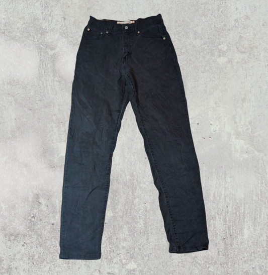 Levi's Women's 312 Slim Tapered Jeans - Black - Size 27W 28L