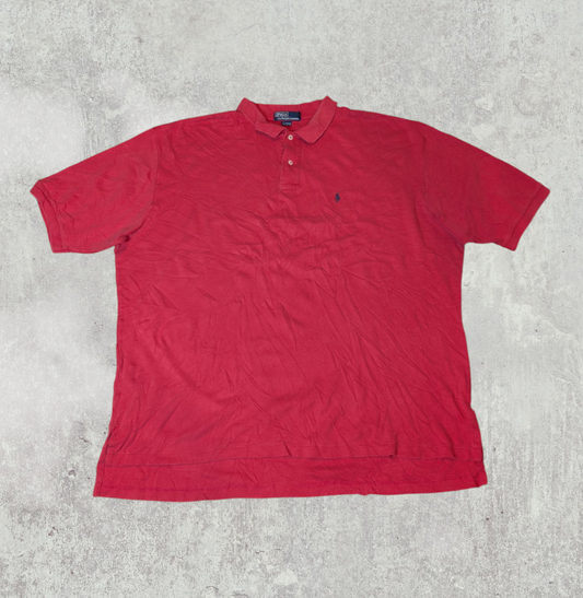 Ralph Lauren Men's Polo T Shirt - Red - Size XXL