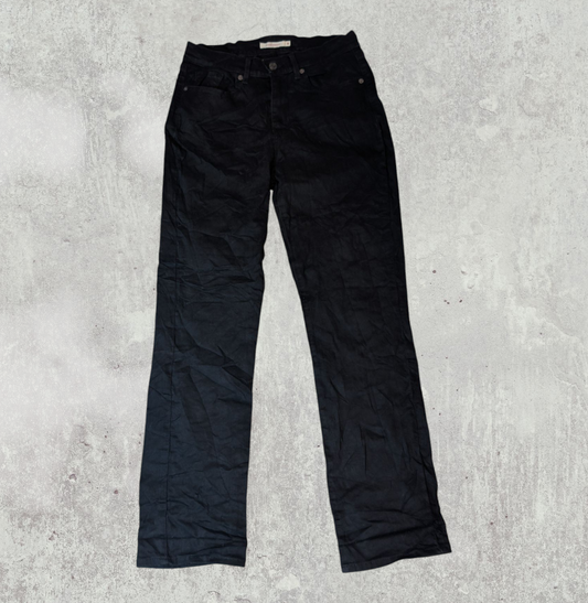 Levi's Women's Classic Straight Jeans - Black - Size 28W 29L