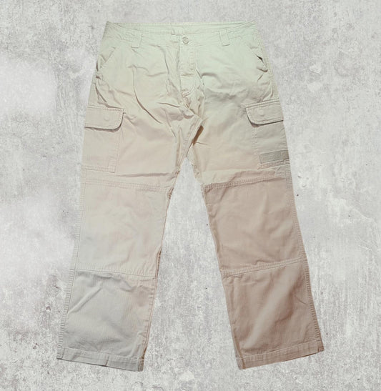 Wrangler Men's Cargo Trousers - Tan - Size 38W 32L