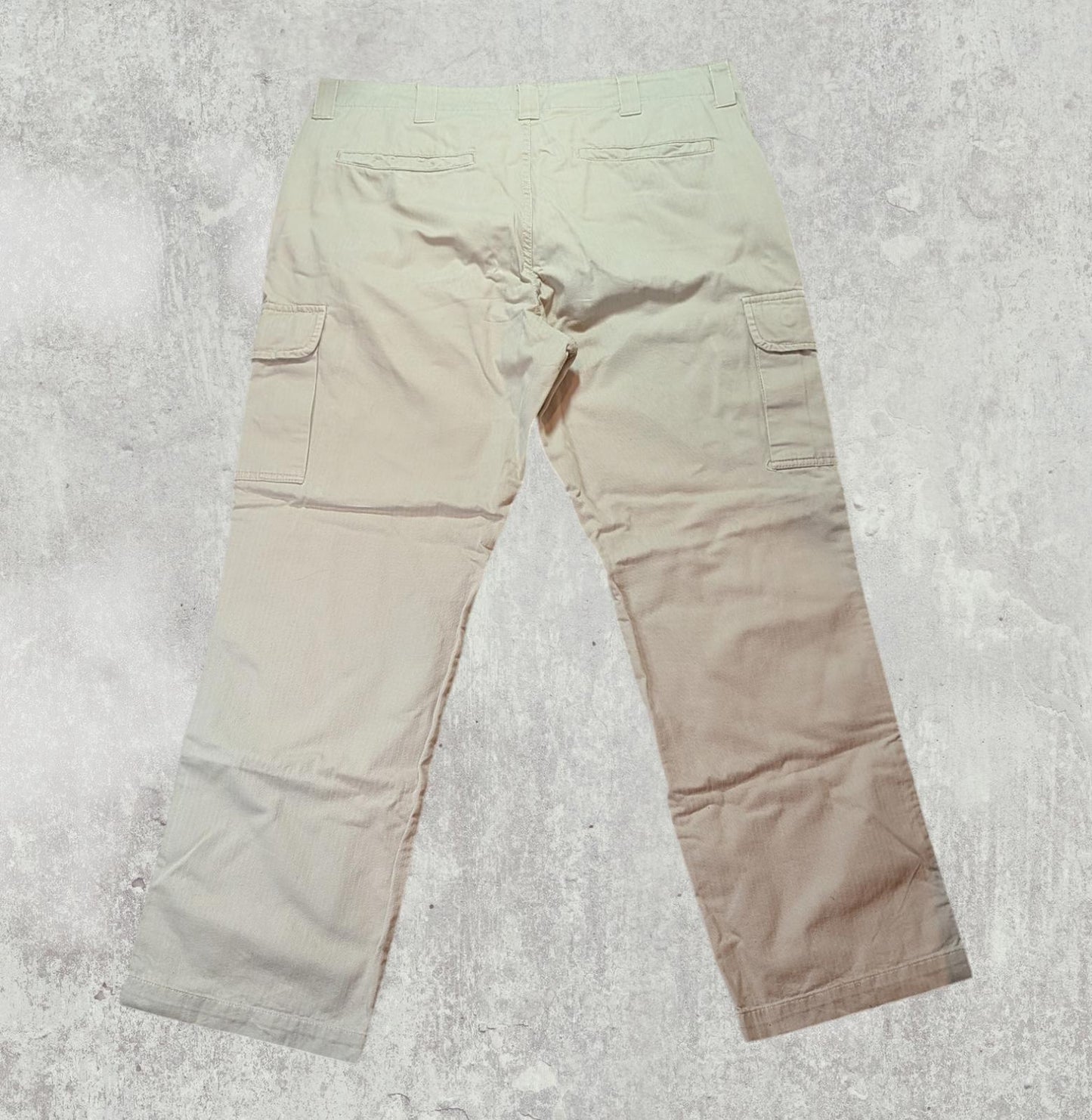 Wrangler Men's Cargo Trousers - Tan - Size 38W 32L