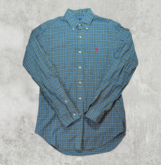 Ralph Lauren Men's Classic Fit Check Shirt - Green - Size Small