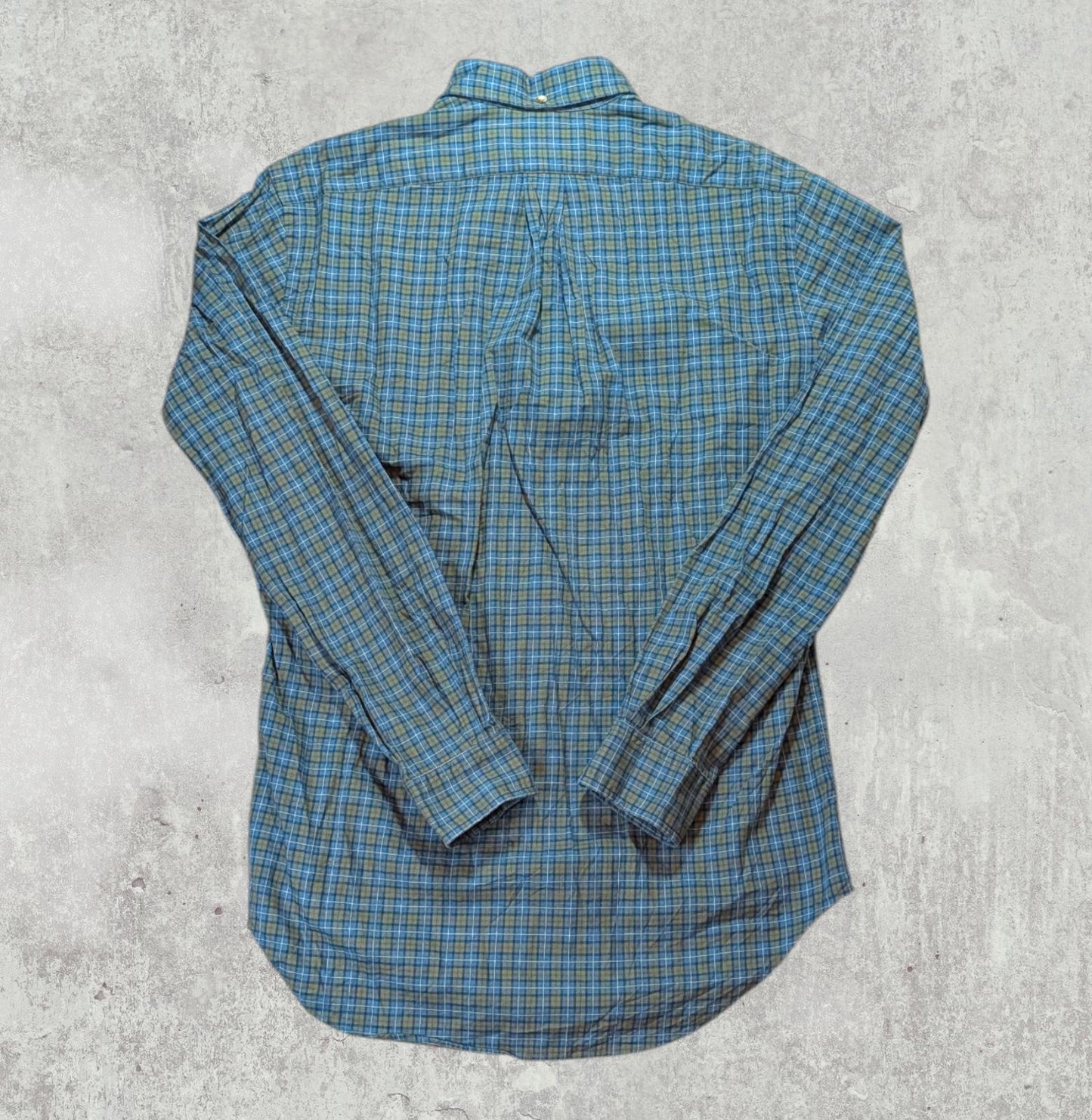 Ralph Lauren Men's Classic Fit Check Shirt - Green - Size Small