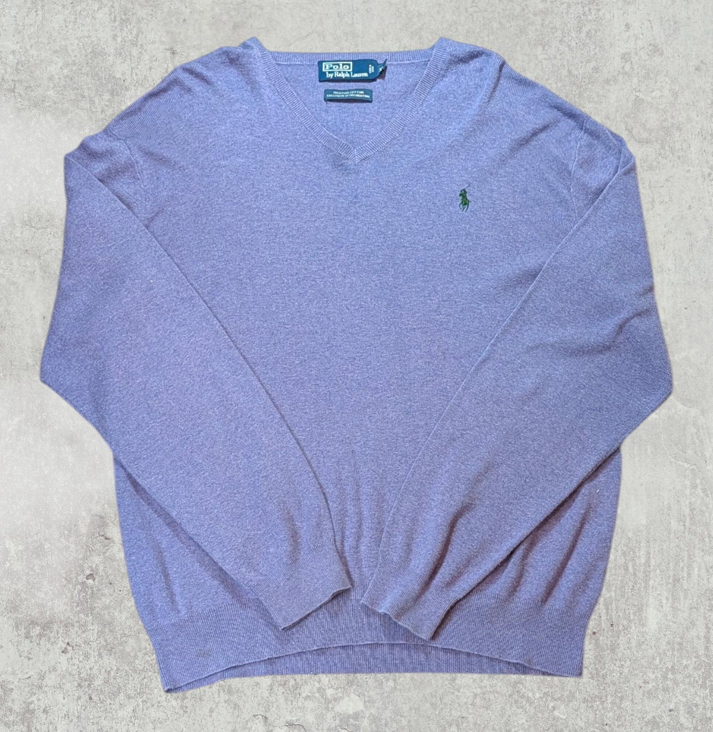 Ralph Lauren Men's Sweatshirt Jumper - Purple - Size XL