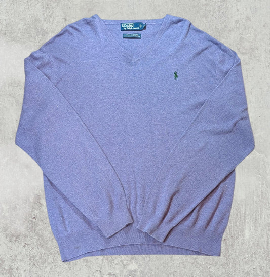 Ralph Lauren Men's Sweatshirt Jumper - Purple - Size XL