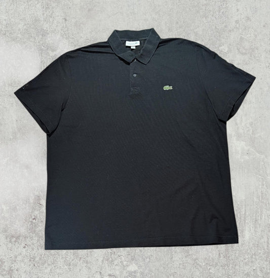 Lacoste Men's Regular Fit Polo T Shirt - Black - Size 7 / XXL