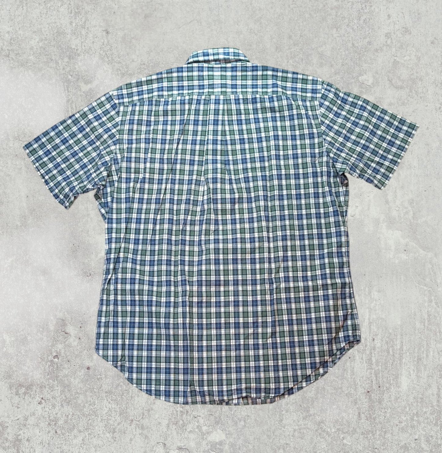Ralph Lauren Men's Classic Fit Check Shirt - Green - Size Large