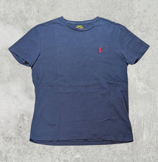 Ralph Lauren Men's T Shirt - Navy - Size Medium