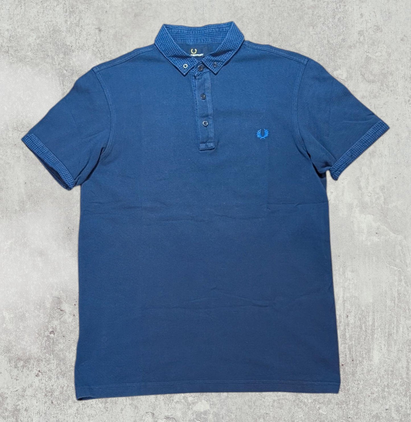 Fred Perry Men's Polo T Shirt - Navy - Size Medium