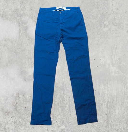 Lacoste Men's Slim Fit Chinos Trousers - Navy - Size 38 / 30W 32L